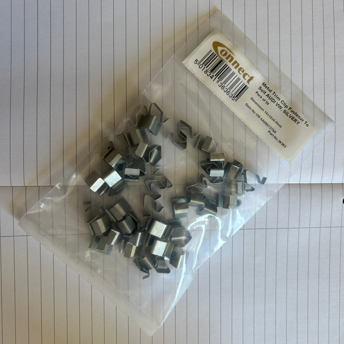 36363 Metal Trim Fastener Spring Nut - for Audi, VW 50pc