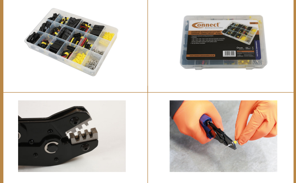 37225 Assorted Automotive Electric Supaseal Connector Kit 424pc