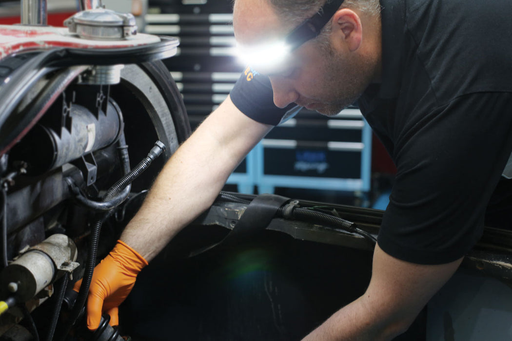 Laser LED & COB Rechargeable Multi function Head Light