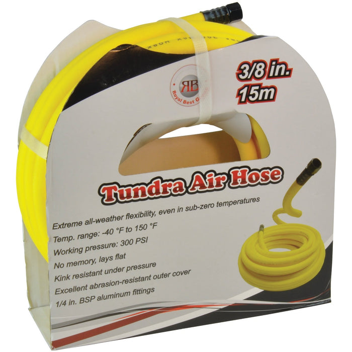 Tundra Air Hose Hi-Vis YELLOW 15 Metre