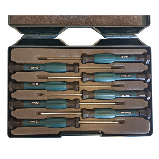 S52282 signet Tools Micro Tip Screwdriver 8 Piece Set