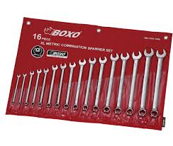 Boxo 16 piece XL Metric Combination Spanner Set