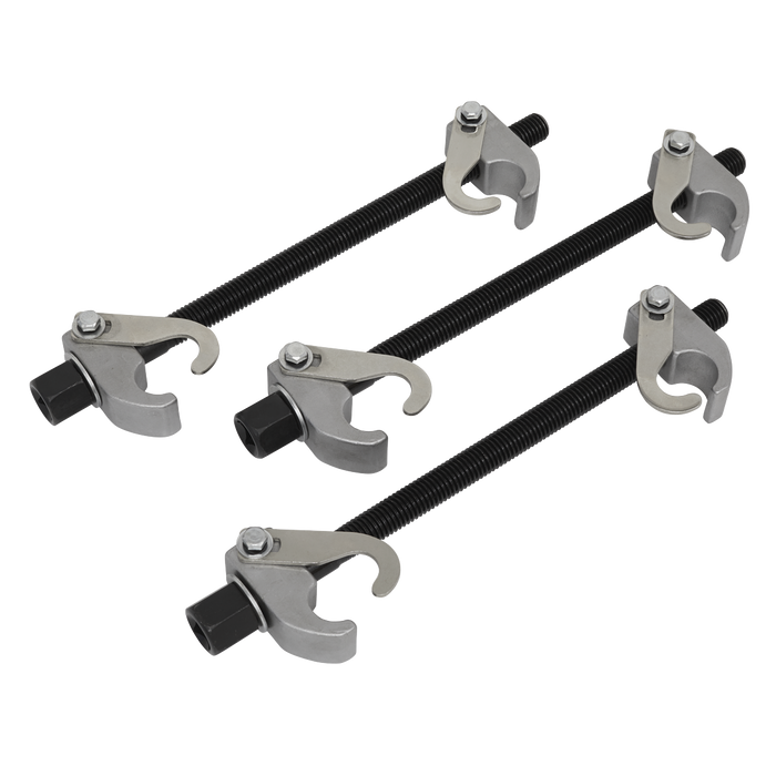 AK384 Sealey Coil Spring Compressor 3pc with Safety Hooks