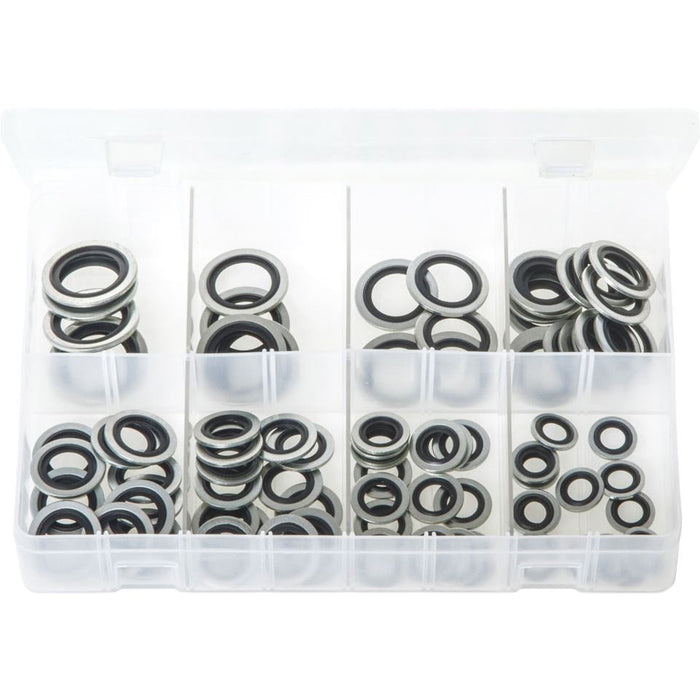 Assorted Box Bonded Seals (Dowty Washers) Metric QtyX90 Pg.9,141
