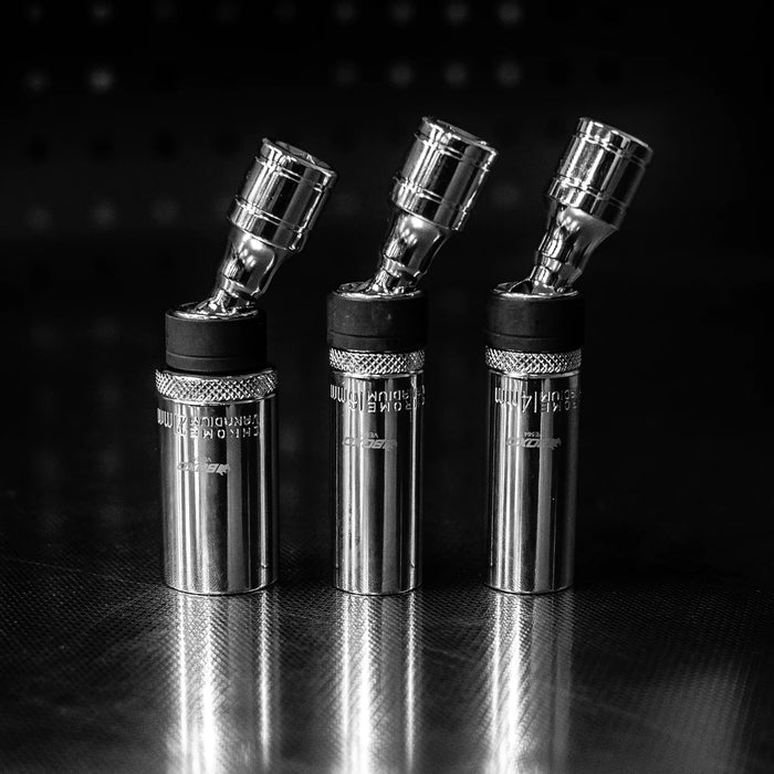 BX734-R2 BOXO 6PC 3/8" 12PT THIN WALL & MAGNETIC SWIVEL SPARK PLUG SET