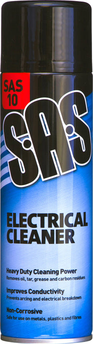 SAS10 Electrical Contact Cleaner Aerosol 500ml. Pack of 6.