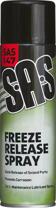 SAS147 Freeze Release Spray 500ml. Pack of 6.