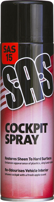 SAS15 Cockpit Spray 500ml. Pack of 6.