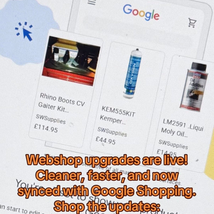 Webshop Updates That Make Life Easier for Workshops, Automotive Garages, Engineers and Technicans