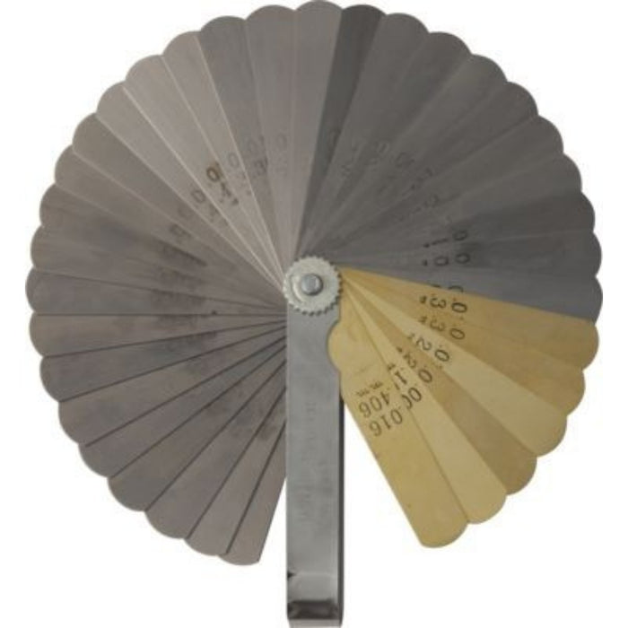 TNFG135 Feeler Gauge Combination set. 3" x 1/2" Blades 32 pc set