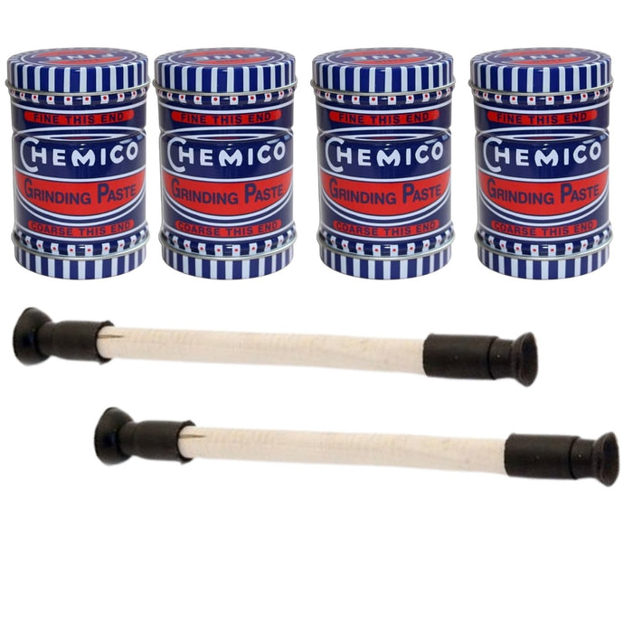Chemico Valve Grinding Paste and Lapping Stick Tool Set