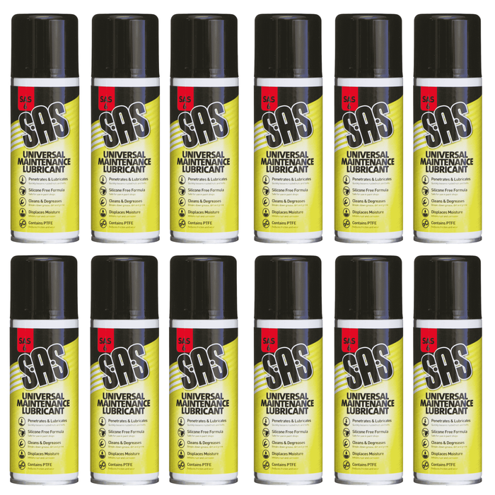 SAS Universal Maintenance Lubricant Aerosol Spray | Silicone Free PTFE Lubricant