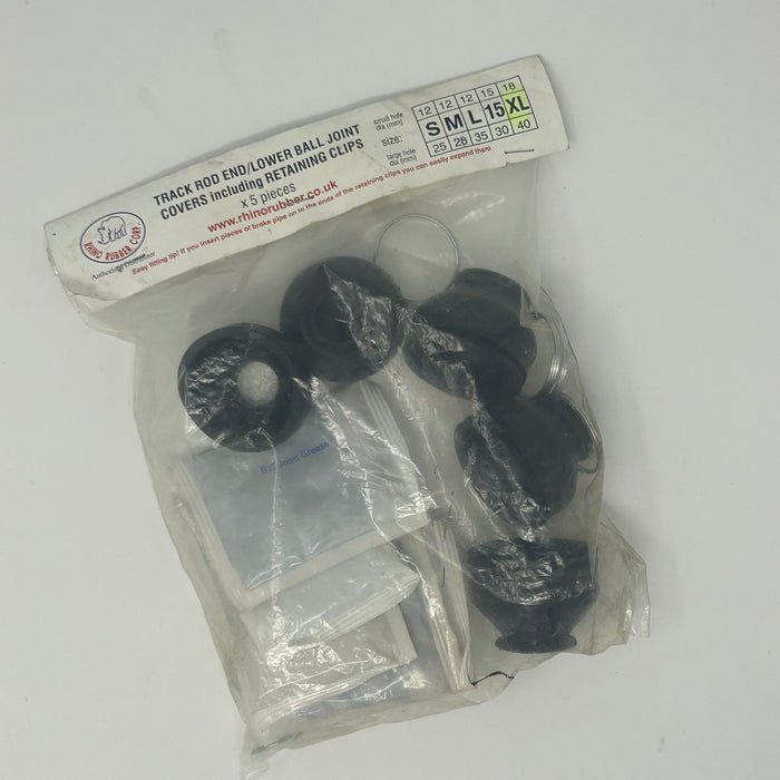 Rhino Boots Track Rod End/Lower Ball Joint Covers QtyX5 Size XL