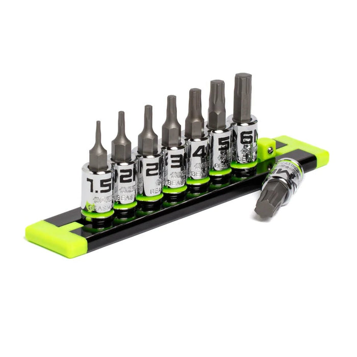 GE8ASMHSRPT GripEdge RPT Hex Driver Set  1/4'' Drive Short Metric 8 piece set