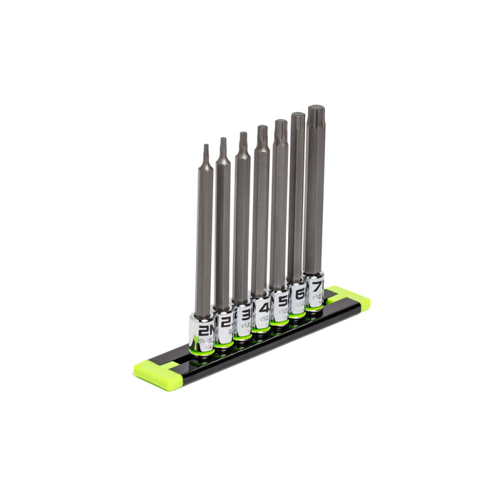 HAM7LS Grip Edge RPT Hex Driver Set 1/4'' Drive Long Metric 7 piece