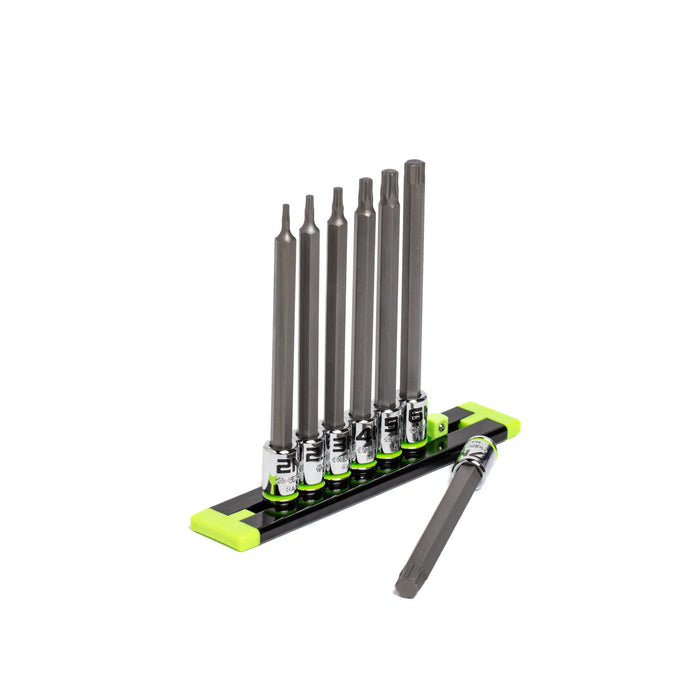 HAM7LS Grip Edge RPT Hex Driver Set 1/4'' Drive Long Metric 7 piece