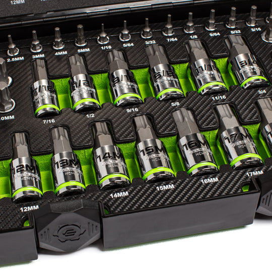MH38S Grip Edge Master RPT Hex Bit Socket Set I 38-Pc