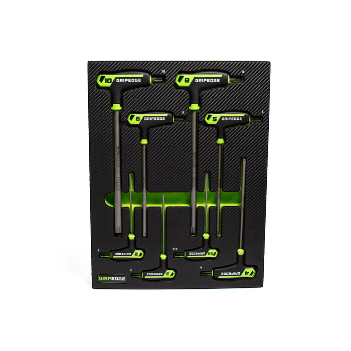 PHM8S Grip Edge RPT Hex T-Handle Driver Metric 8 Piece Set