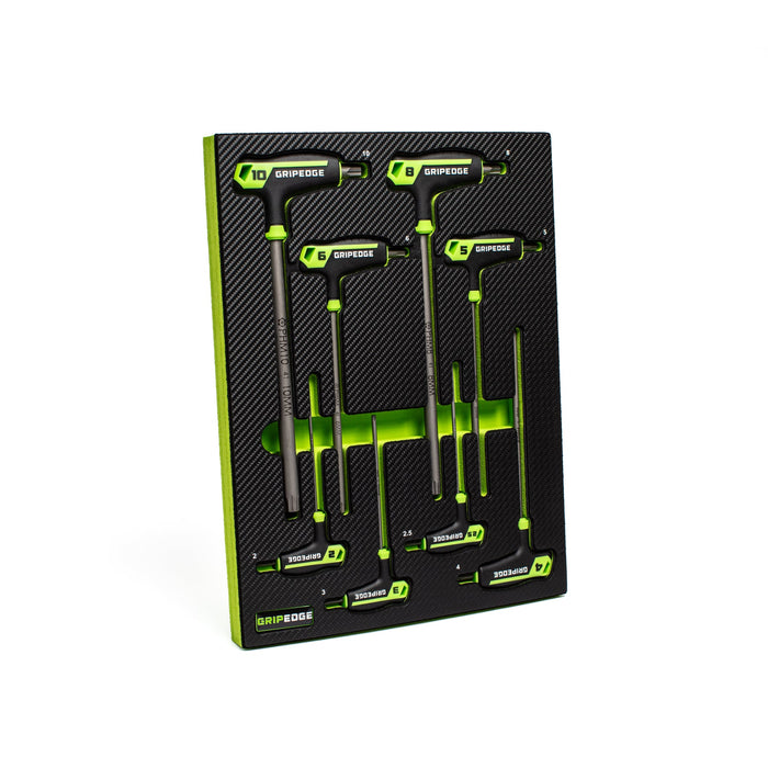 PHM8S Grip Edge RPT Hex T-Handle Driver Metric 8 Piece Set