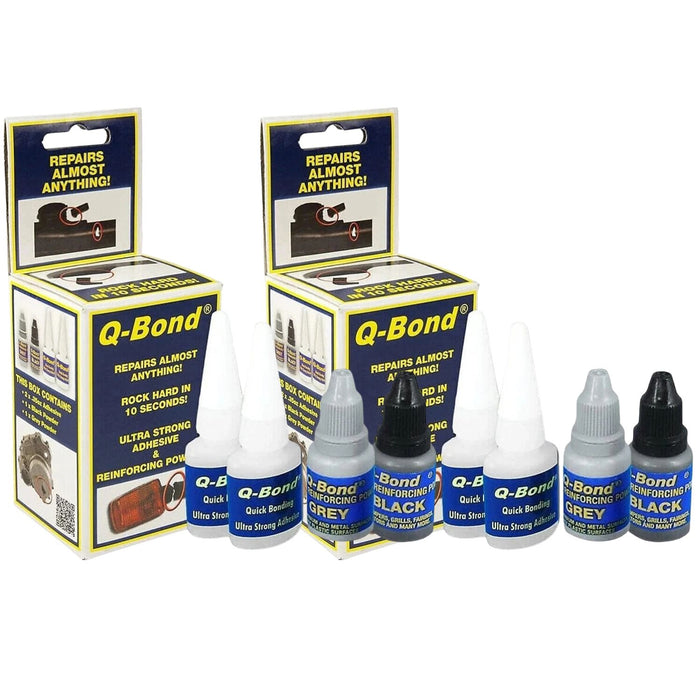 Q-Bond Quick Bonding Adhesive & Filling Powder Repair Kit – 2 Pack