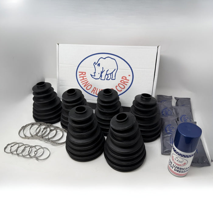 Rhino Boots Universal CV Boot Gaiter Kit LARGE Stretchy Drive Shaft Qty x6