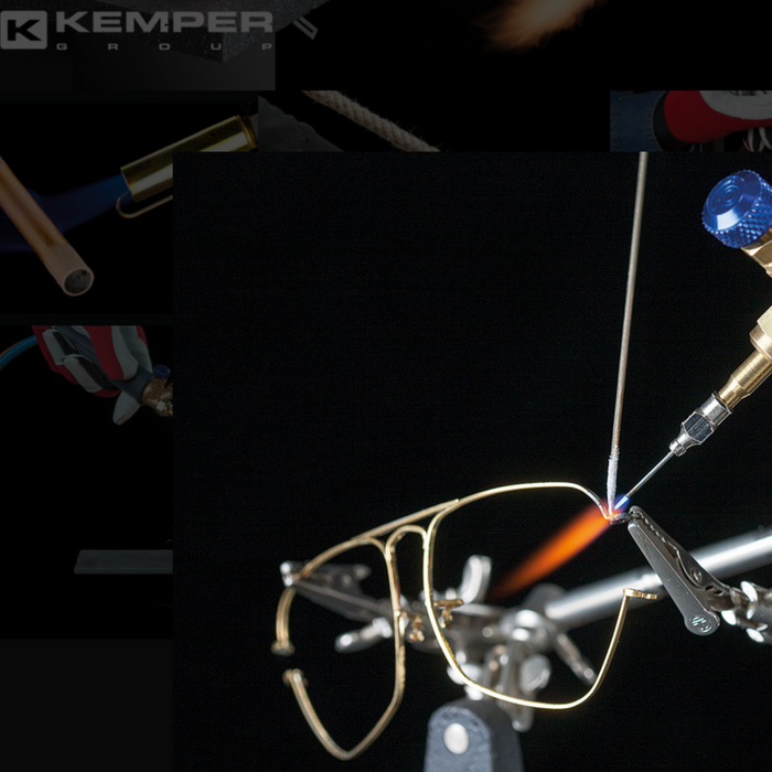 KEM555KIT Kemper 'Walkover Oxikit' Oxygas Portable MicroWelding Complete Kit WITH Novacet and Oxygen Cylinders