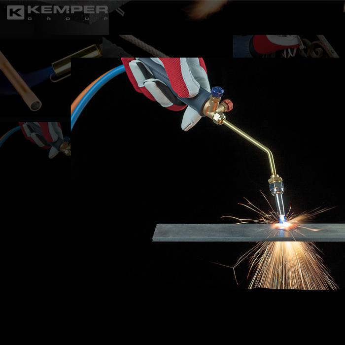 KEM555KIT Kemper 'Walkover Oxikit' Oxygas Portable MicroWelding Complete Kit WITH Novacet and Oxygen Cylinders