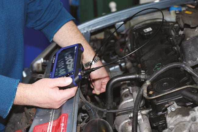 7604 Laser Portable Inspection Camera with High Resolution 5" Colour LCD Display Screen