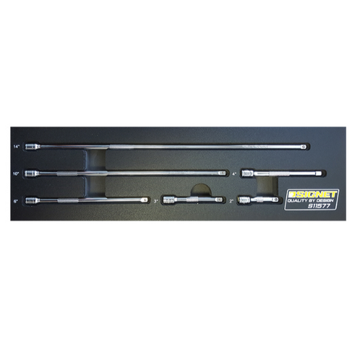 Signet 1/4 Drive Extension 6Pc Set EVA Foam