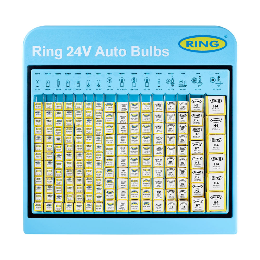 BU274 Ring Automotive 24v Single Box Bulb Stand Complete with 174 Bulb ...