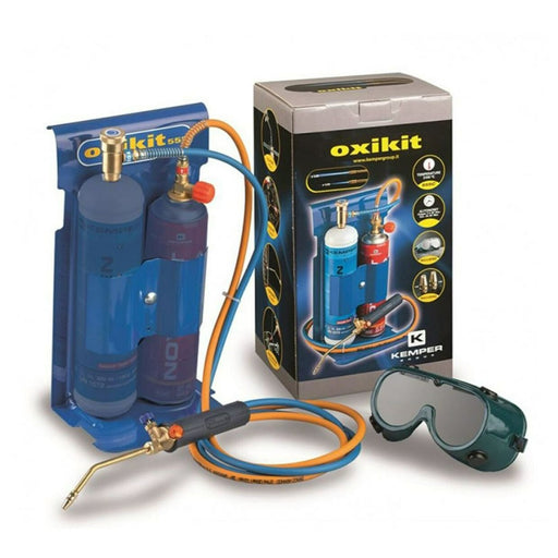KEM555KIT Kemper 'Walkover Oxikit' Oxygas Portable MicroWelding Kit Replacement + Spare Parts Stand / Holder Regulator